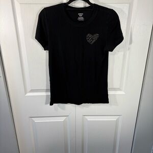 Aritzia Sunday Best Black Cotton Blend Top